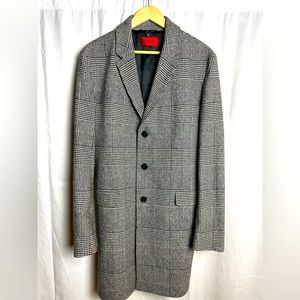 HUGO Boss red label wool blend coat